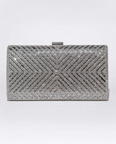 Clutch Silver Shine Sia House pentru femei elegante